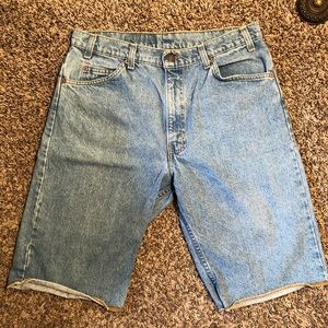 VTG 80’s Orange Tab Levi’s W34 Jean Shorts 🔥